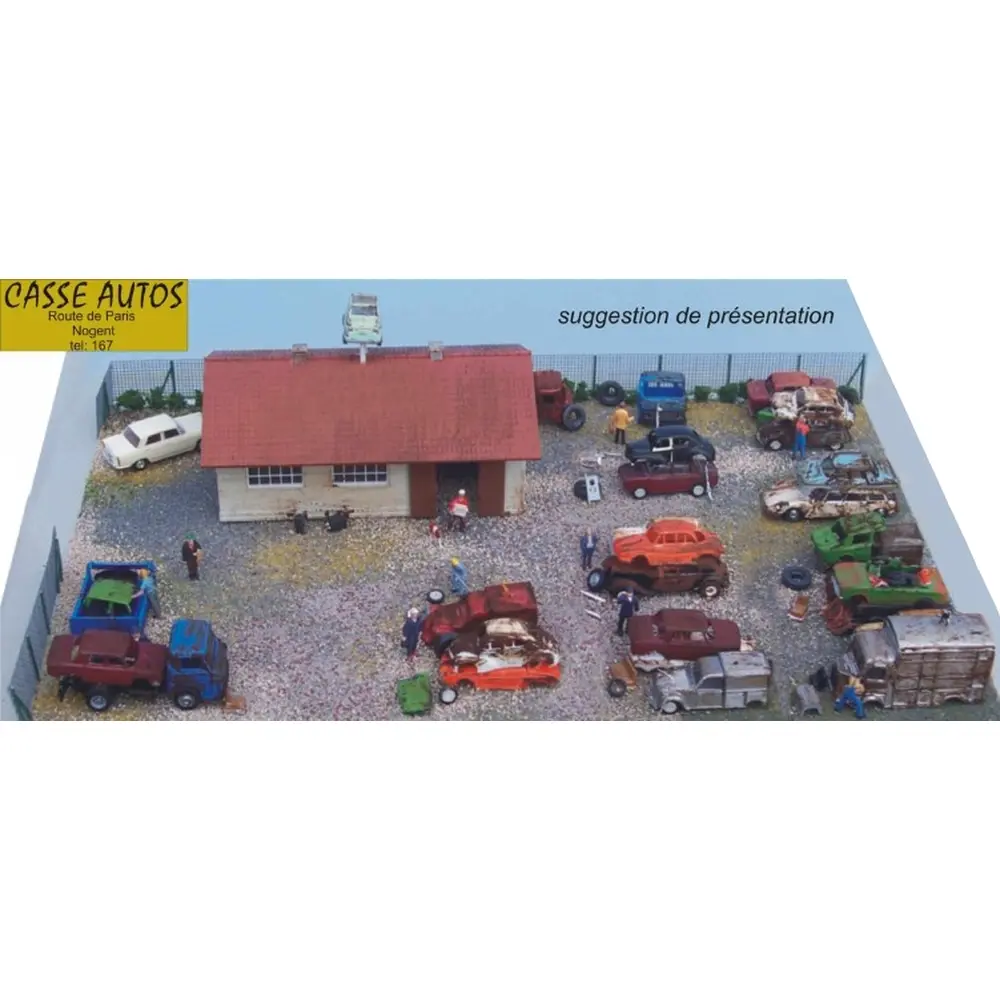 Casse Automobile / Épaves de Voitures - SAI 167 - HO 1/87 - EP III