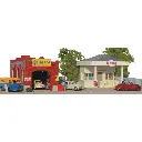 Garage Peugeot - Atelier - Station-Service Esso - Sai 166 - HO 1/87 - Ep III