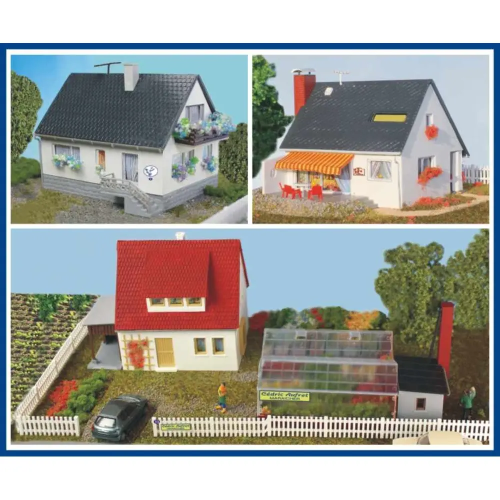Coffret de 2 Pavillons - 1 Maraîcher - SAI 216 - HO 1/87