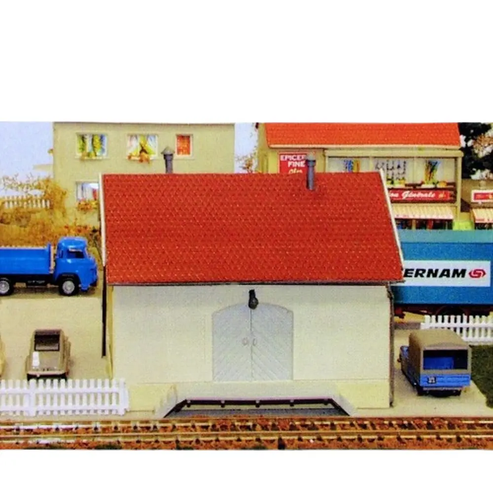 Halle à Marchandises - SAI 123 - HO 1/87 - 110 x 114 x 90 mm