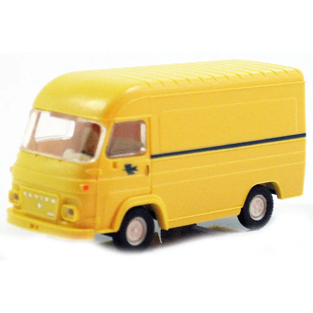 Fourgon saviem SG2 jaune - HO 1/87 ème - Igra Model - SAI 2903