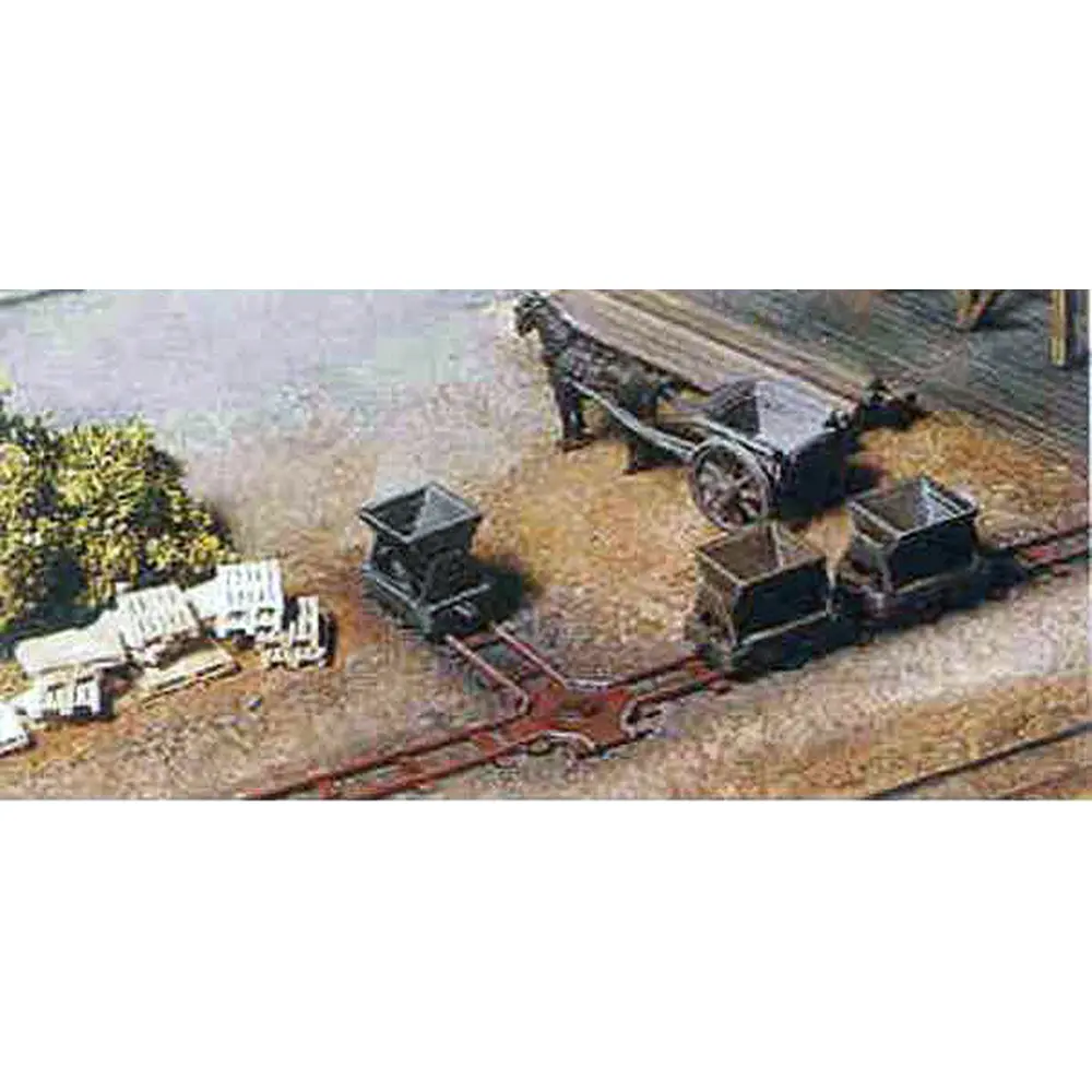 Plaque tournante et wagonnets