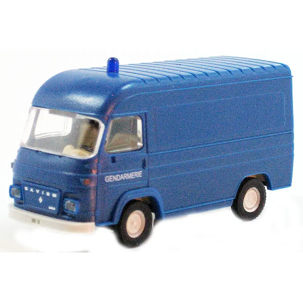 Fourgon saviem SG2 bleu Gendarmerie - HO 1/87 ème - SAI 2904