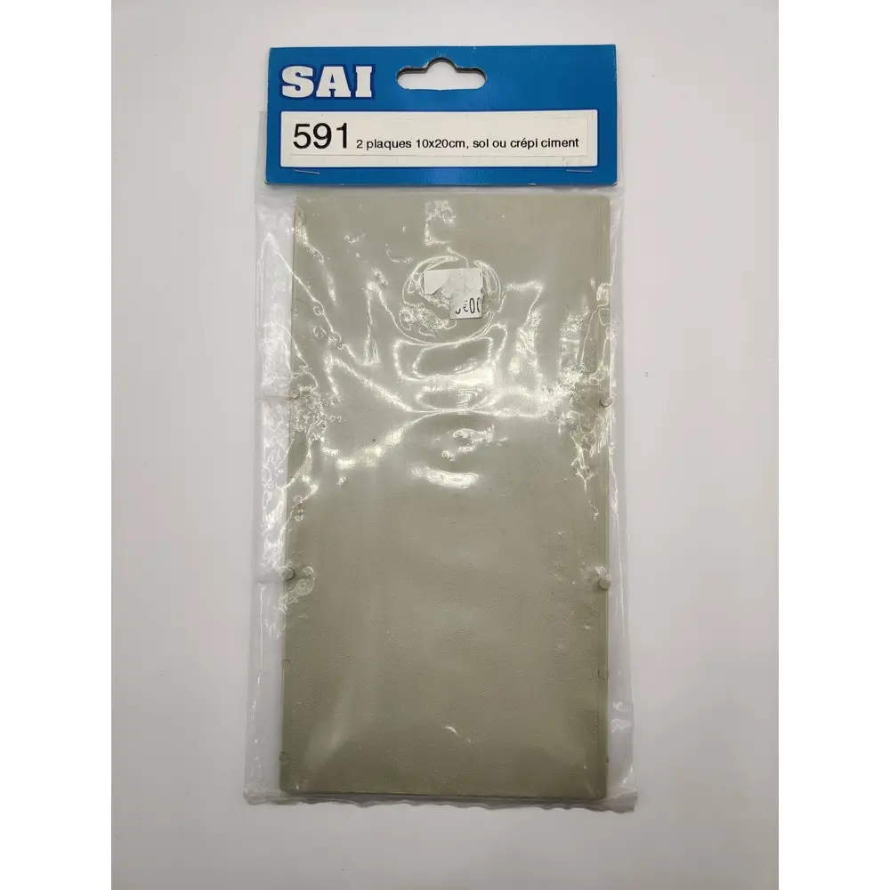 Kit de 2 plaques sol ou crépi ciment