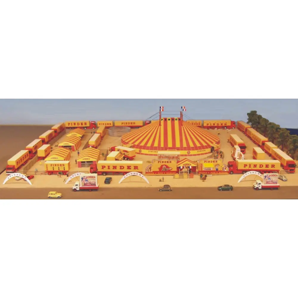 Coffret Ménagerie du Cirque Pinder "Années 1990" Sai 276 - HO : 1/87