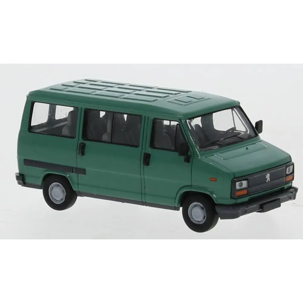 Véhicule Peugeot J5 Minibus - livrée vert - SAI 7160 - HO 1/87