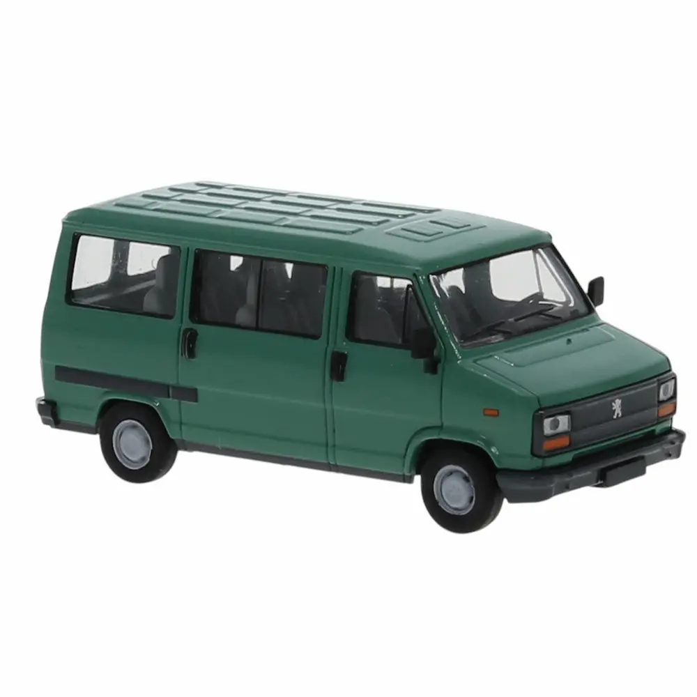 Véhicule Peugeot J5 Minibus - livrée vert - SAI 7160 - HO 1/87