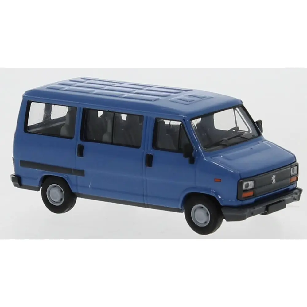 Véhicule Peugeot J5 Minibus livrée bleue SAI 7160 - HO 1/87