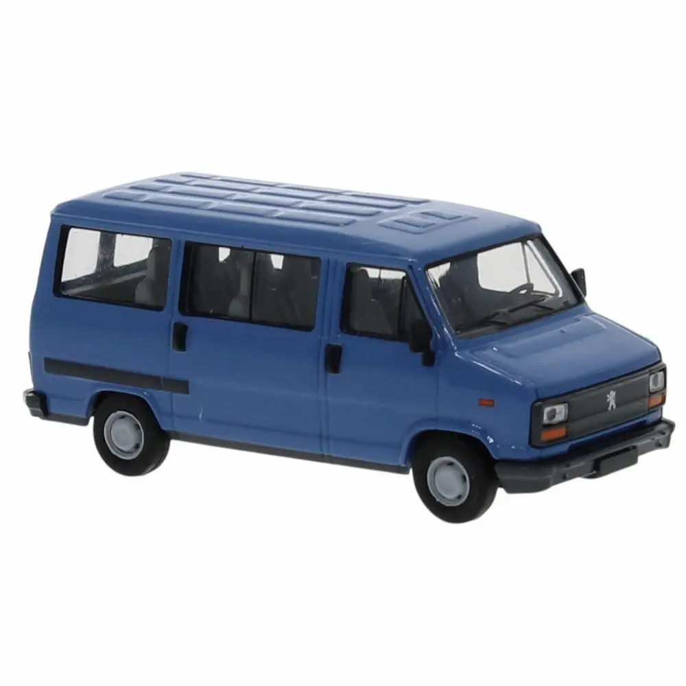 Véhicule Peugeot J5 Minibus livrée bleue SAI 7161 - HO 1/87