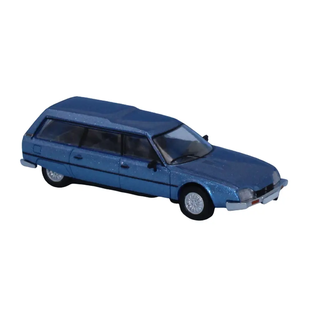 Voiture Citroën CX livrée bleue SAI 2492 - HO : 1/87 - EP IV - Berline / Break