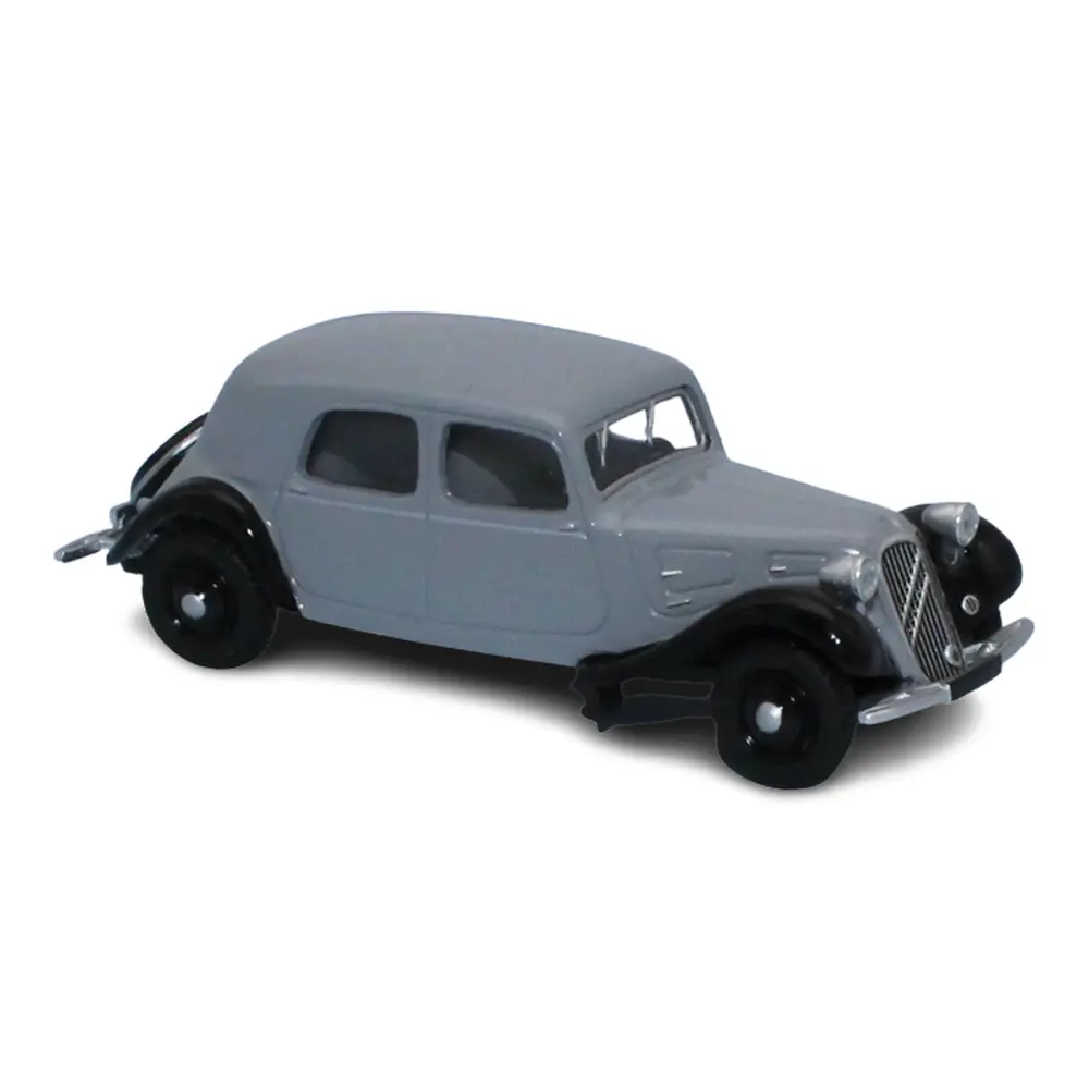 Voiture Citroën Traction 11A 1935 gris / noir SAI 6163 - HO 1/87