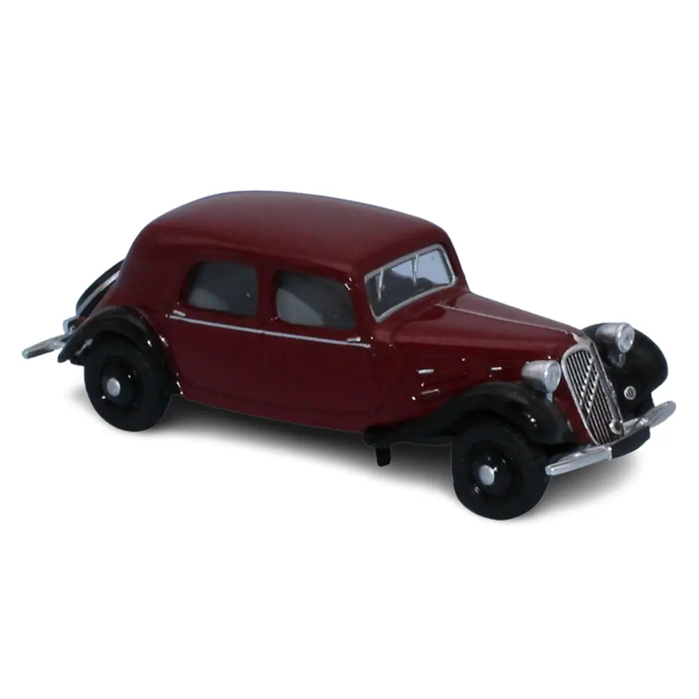 Voiture Citroën Traction 11A 1935 rouge / noir SAI 6164 - HO 1/87