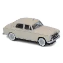 Voiture TAXI Peugeot 403 limousine 8cv 1959 beige ivoire SAI 6210 - HO 1/87
