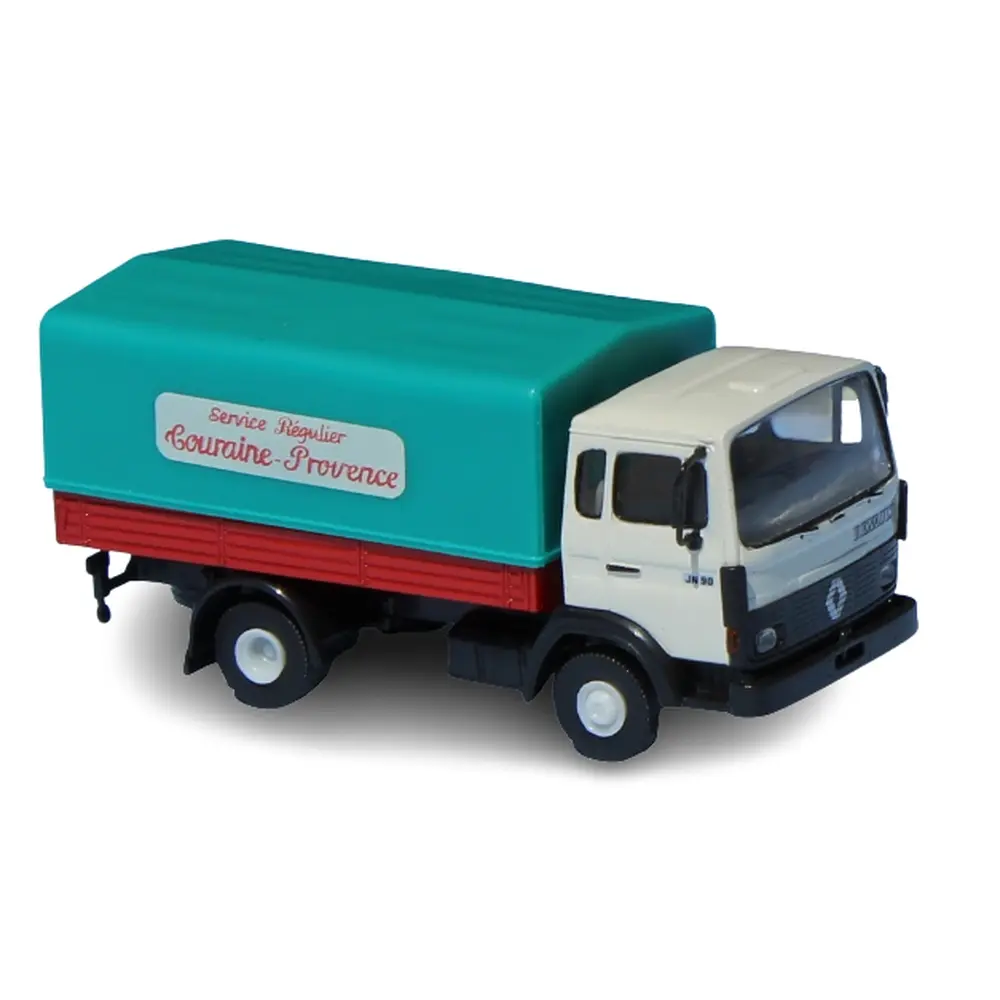 Camion Renault JN 90 bâché "service Touraine-Provence" SAI 3643 - HO 1/87