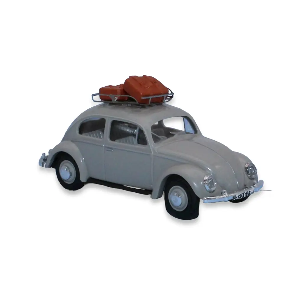Voiture Volkswagen Coccinelle grise - Sai 1780 - HO 1/87