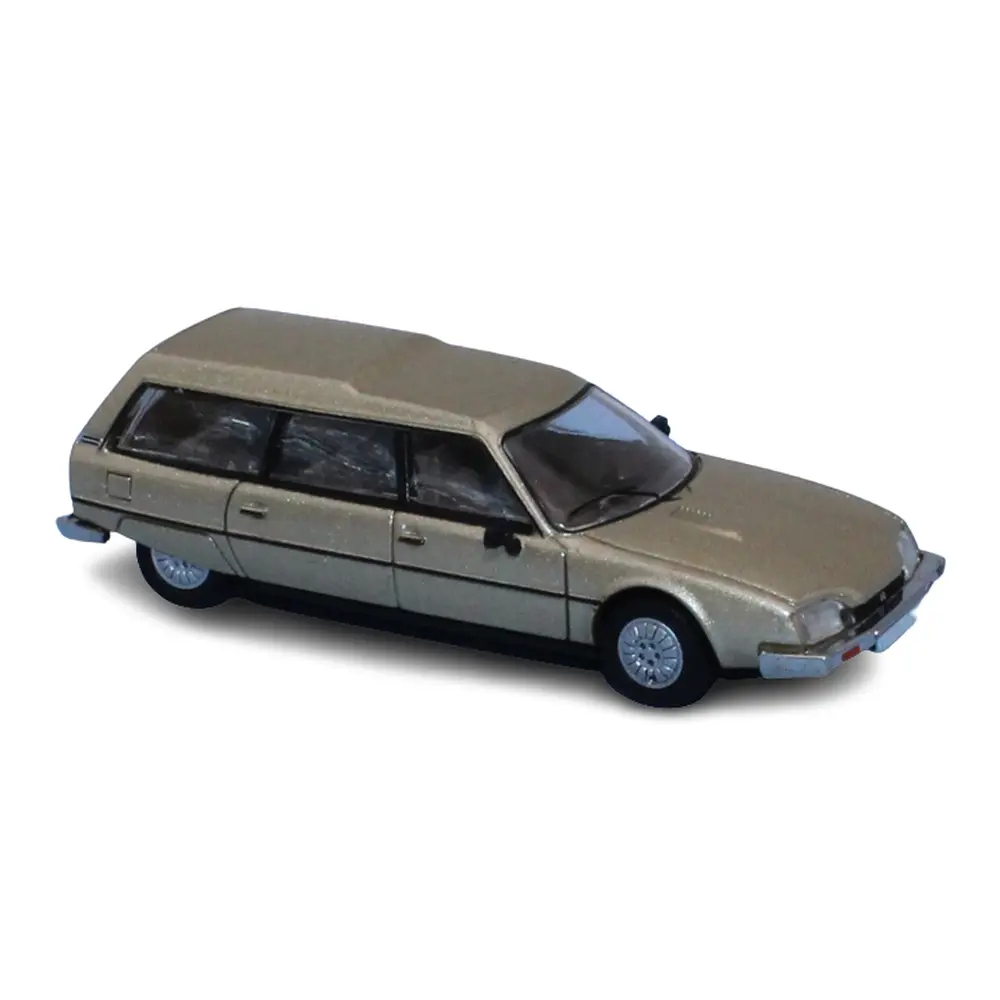 Voiture Citroën CX break, livrée beige métallisée SAI 2494- HO : 1/87 - EP IV -