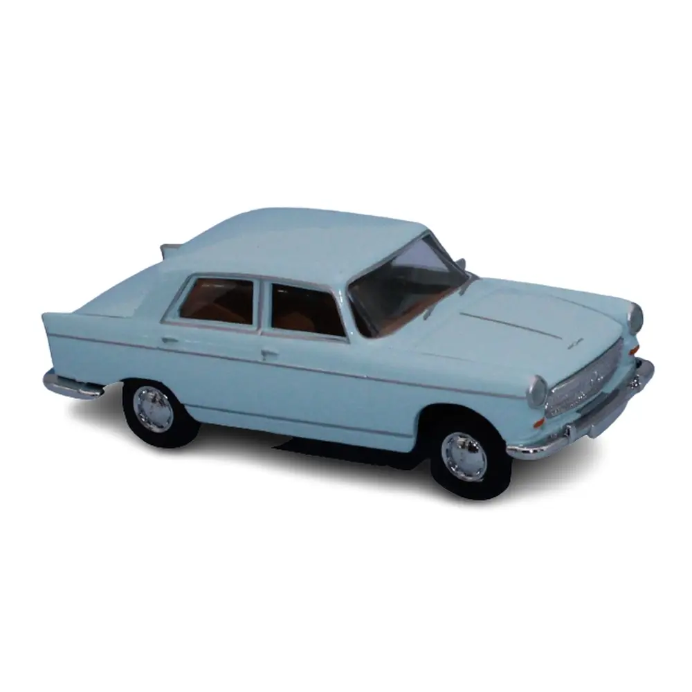 Peugeot Berline 404 bleue pastel - Sai 2321 (Brekina 92979) - HO 1/87