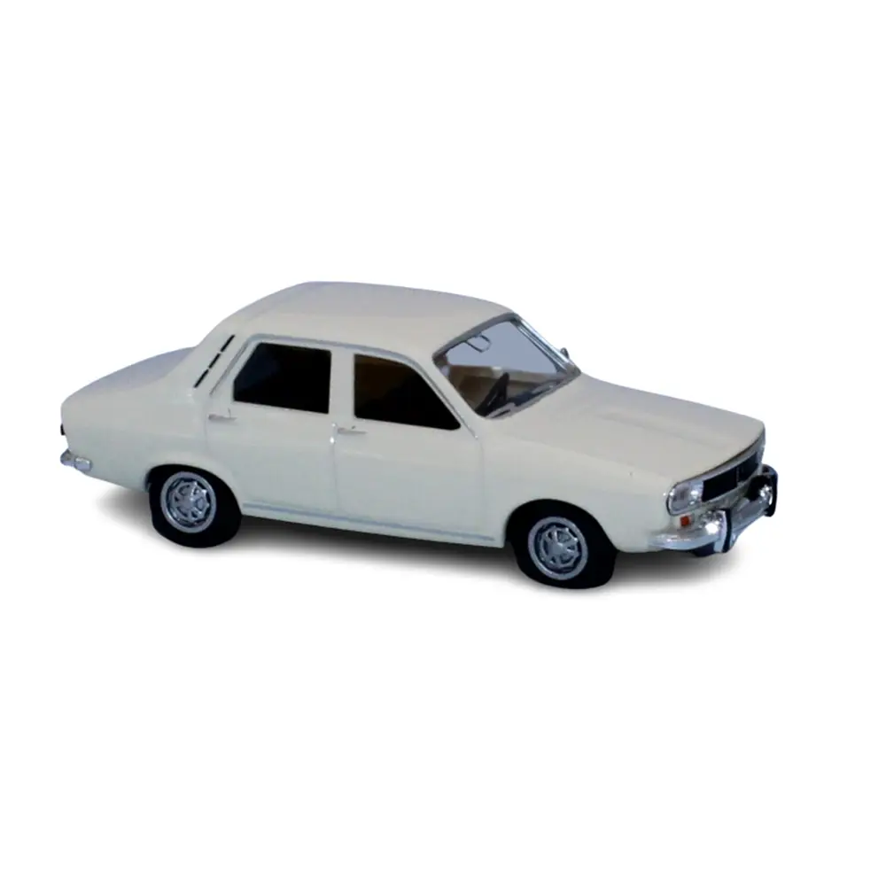 Voiture Renault 12 TL livrée beige SAI 2228 - HO : 1/87 -