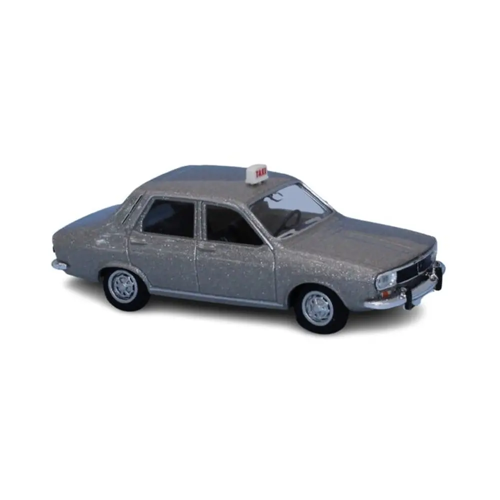Renault 12 TL, taxi gris métallisé - SAI 2233 - HO 1/87e