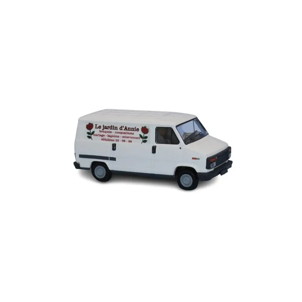 Camionnette Citroën C25 marquée Le jardin d'Annie, fleuriste - SAI 3083 - HO 1/87e