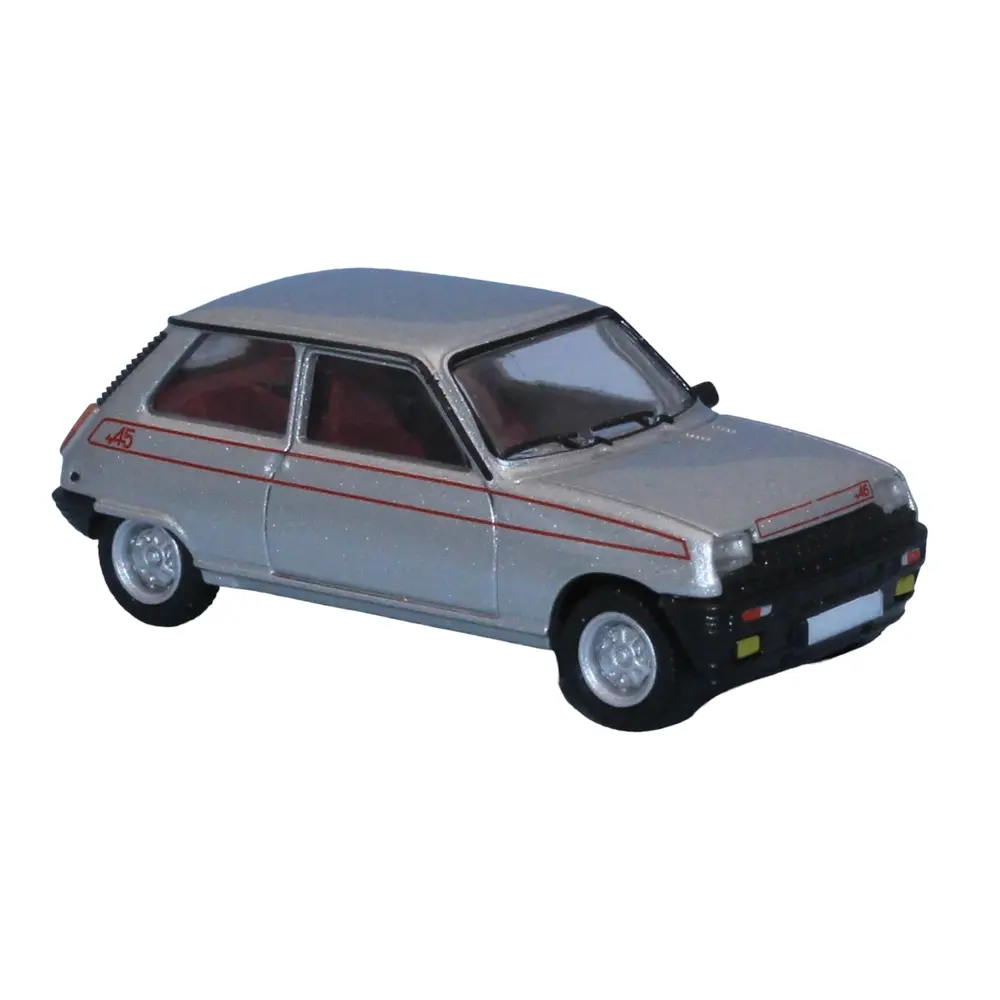 Renault 5 Alpine Turbo - Sai 7220 - HO 1/87 - Livrée argent