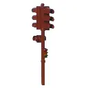 Un feux tricolores en position rouge SAI 1016R - HO : 1/87 - livrée marron