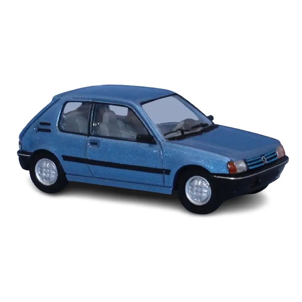Peugeot 205 XR Bleu clair métallisé - SAI 6303 - HO 1/87 - PCX870506