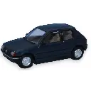 Voiture Peugeot 205 XR - SAI 6304 - HO : 1/87 - bleu Ming métallisé