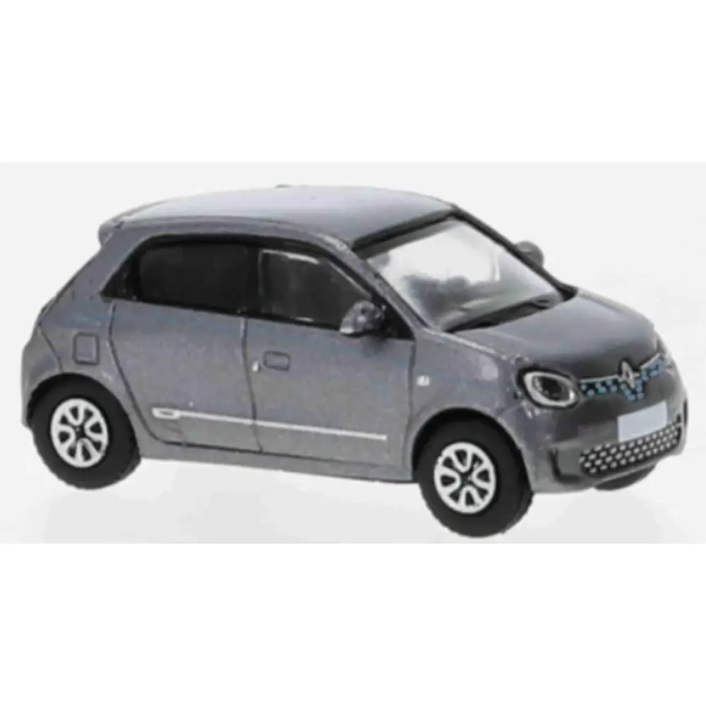 Renault Twingo III gris lunaire métallisé 2019 - SAI 7502 - 1/87