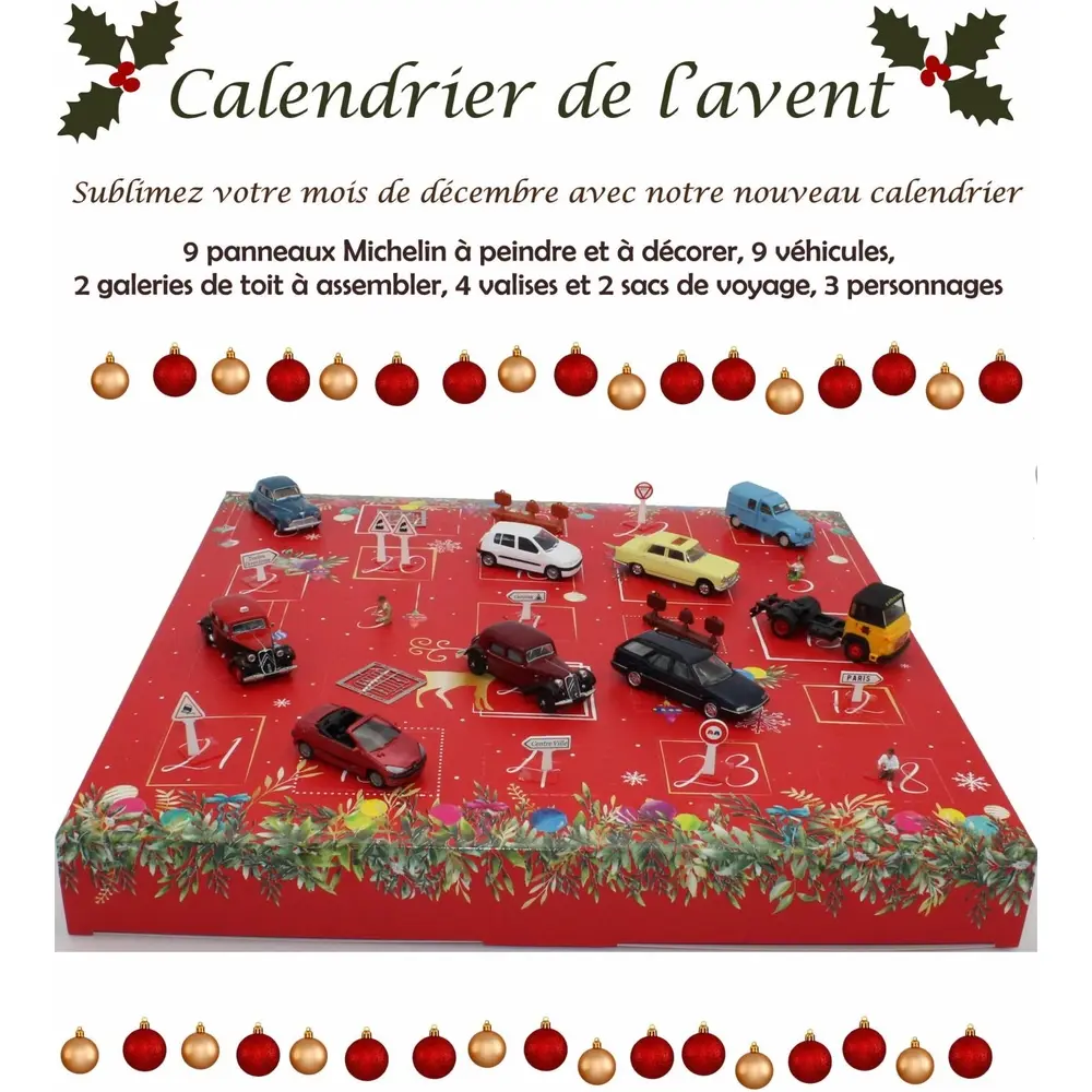 Calendrier de l'avent spécial route - Noël - SAI 0040 - HO 1/87 -