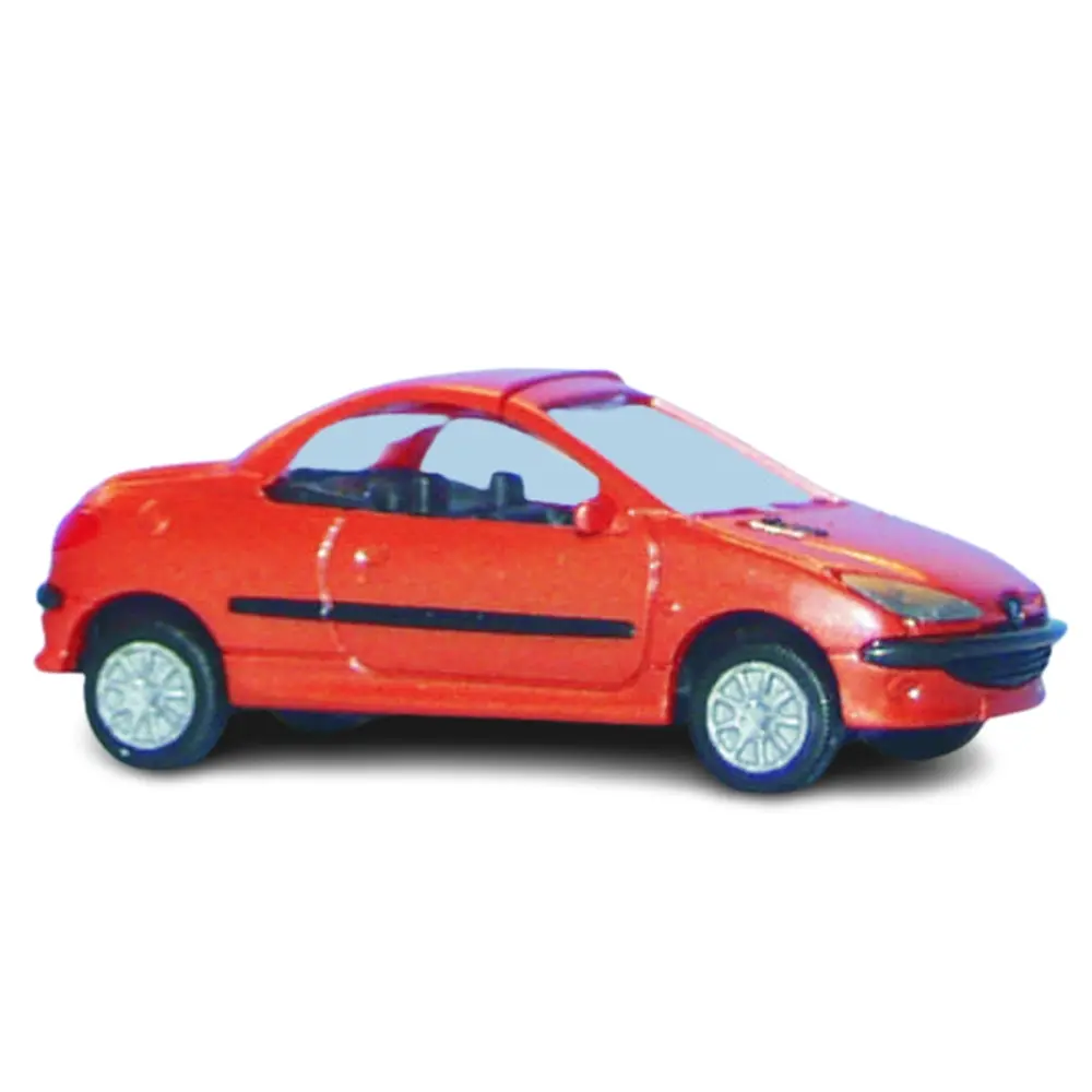 Peugeot 206 Coupé - Tangerine Métallisée - SAI 2183 - HO 1/87