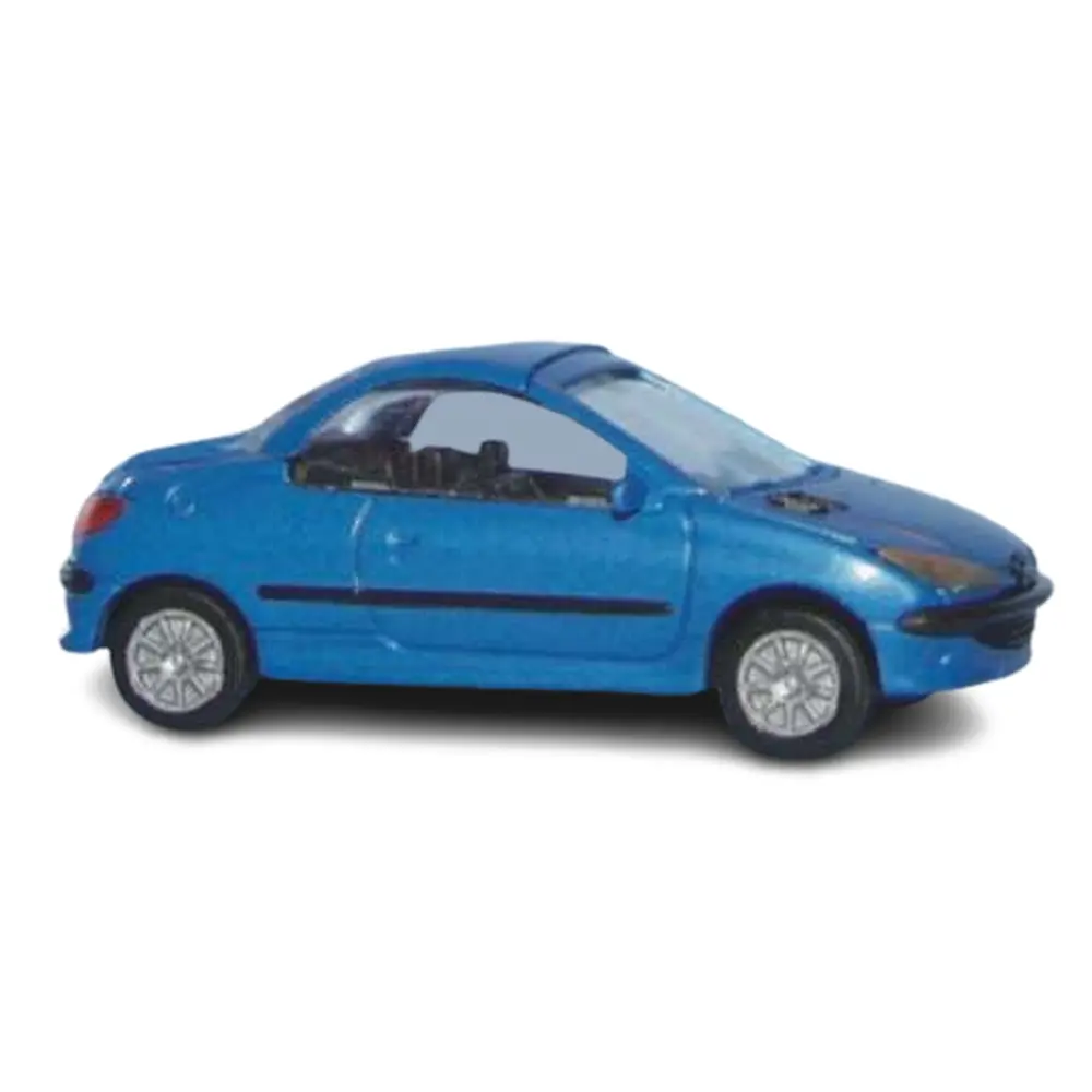 Peugeot 206 Coupé - Bleu Recife Métallisée - SAI2187 - HO 1/87