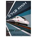 Poster TGV Record 2007 - A2 42.0 x 59.4 cm - 800Tonnes 8TTGVREC07 Est - SNCF - 574.8 km/h