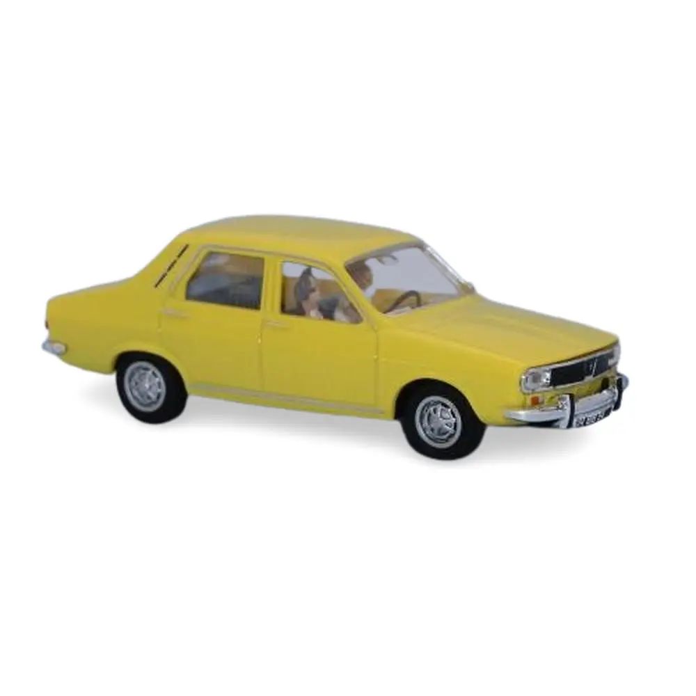 Renault 12 jaune - SAI 1648 - HO 1/87