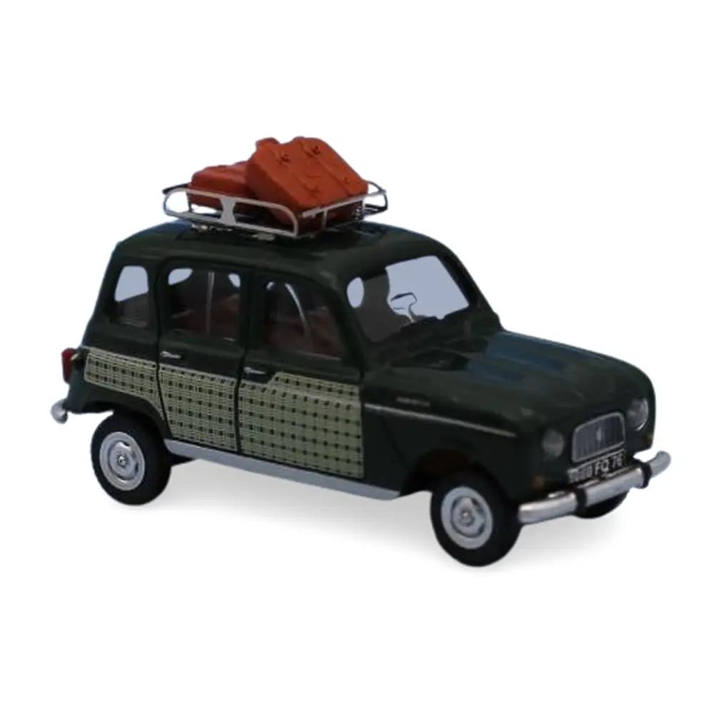 Renault 4 parisienne vert foncé - SAI 1735 - HO 1/87