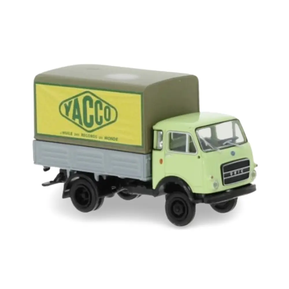 Camion OM UNIC bâché Yacco - SAI 2975 - HO 1/87