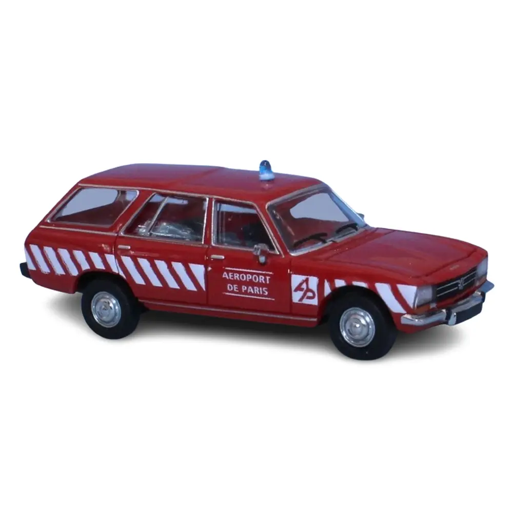 Peugeot 504 Break pompiers Aéroport de Paris - SAI 2352 - HO 1/87