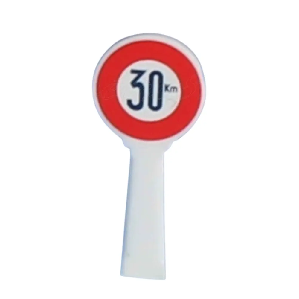 1 panneau Michelin d'interdiction, 1931 : vitesse maximale - Sai 8367 - HO 1/87