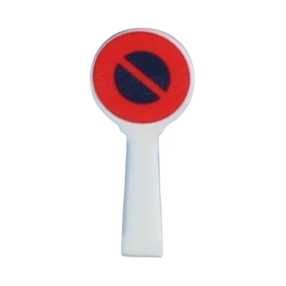 Panneau Michelin d'interdiction, 1931-1971 : interdit de stationner - SAI 8370 - HO 1/87