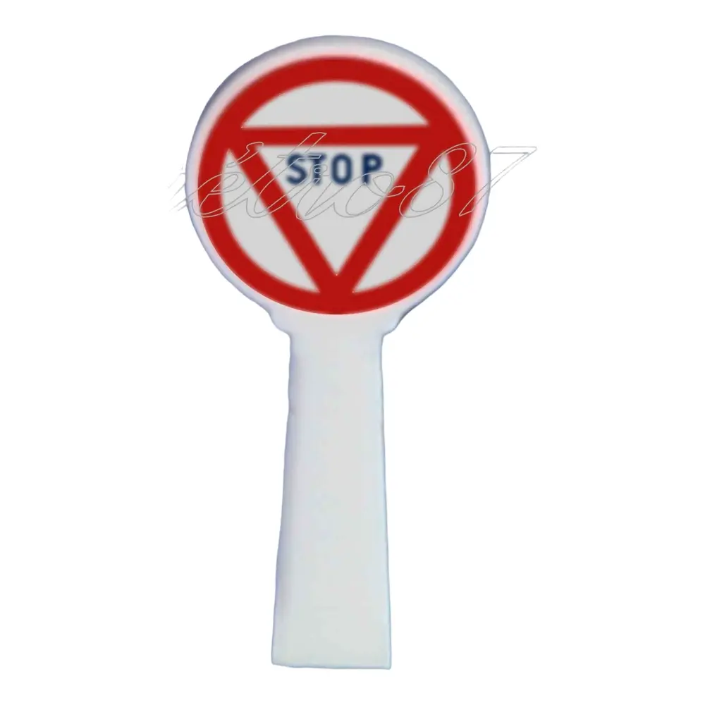 Panneau d'interdiction : stop Michelin - SAI 8384 - HO 1/87 - 1952