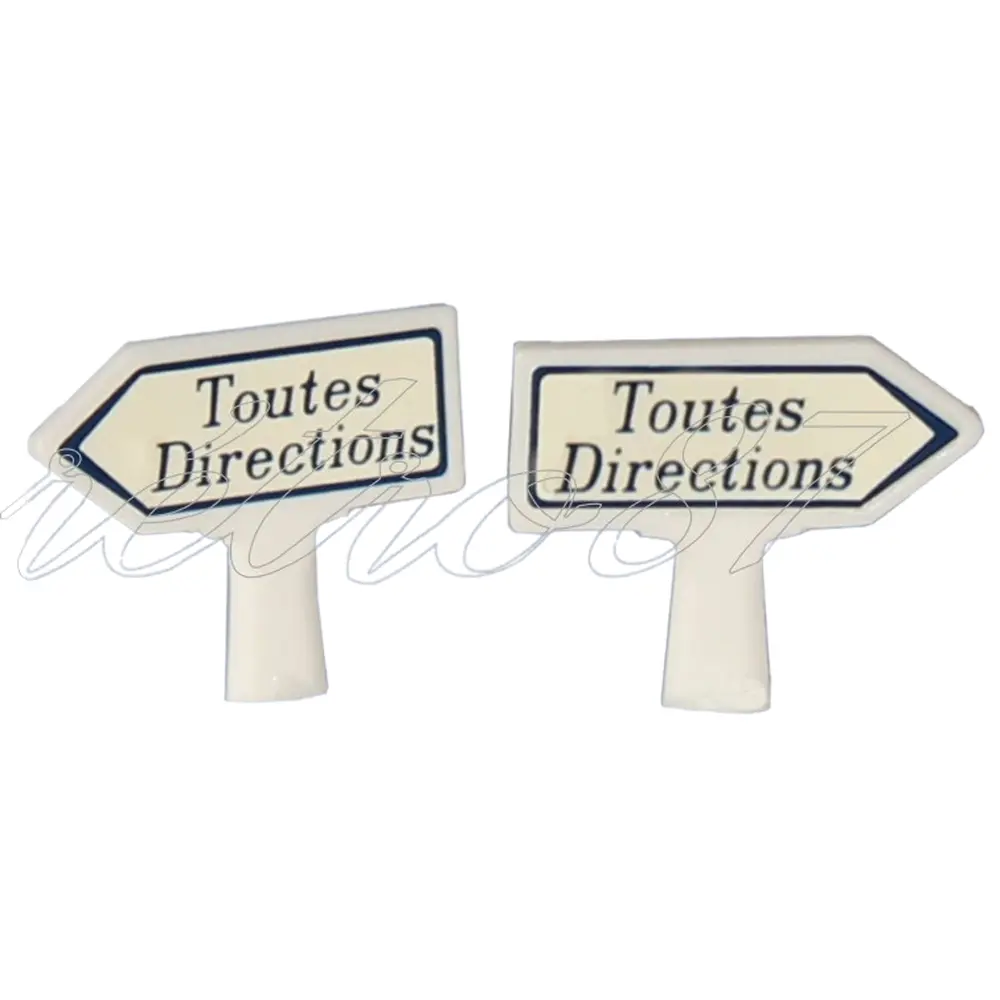 2 panneaux Michelin "Toutes Directions" - SAI 8411 - HO 1/87