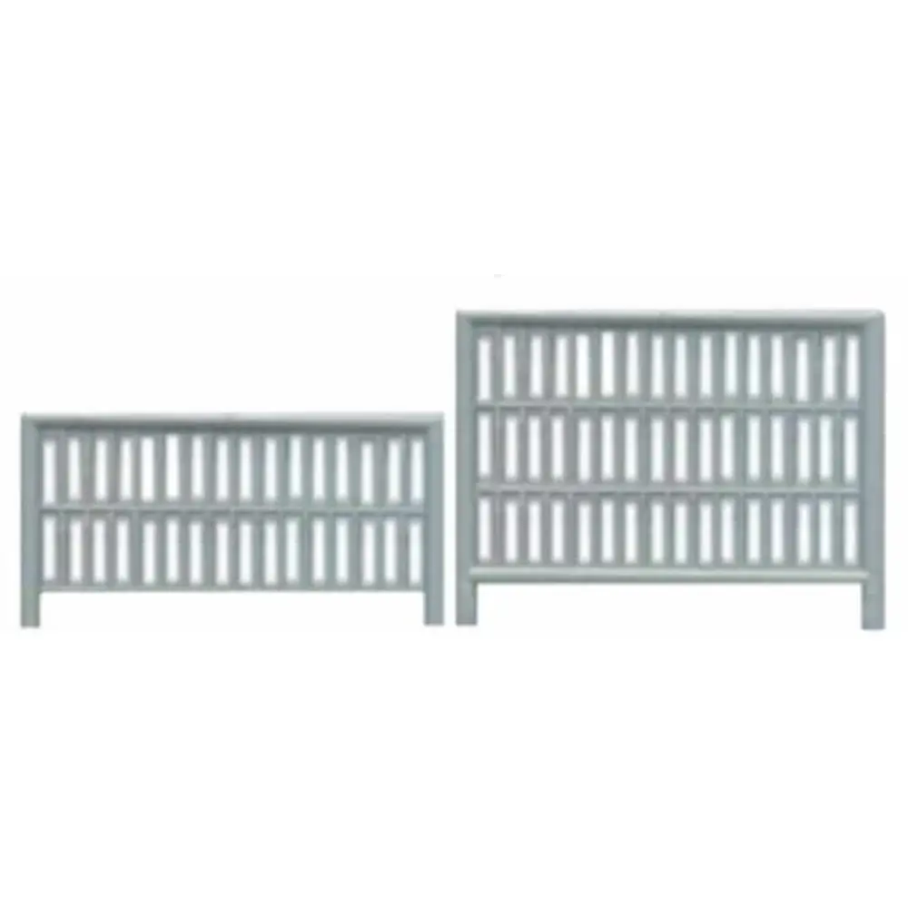 Lot de 24 barrières - SAI 8002 - HO 1/87