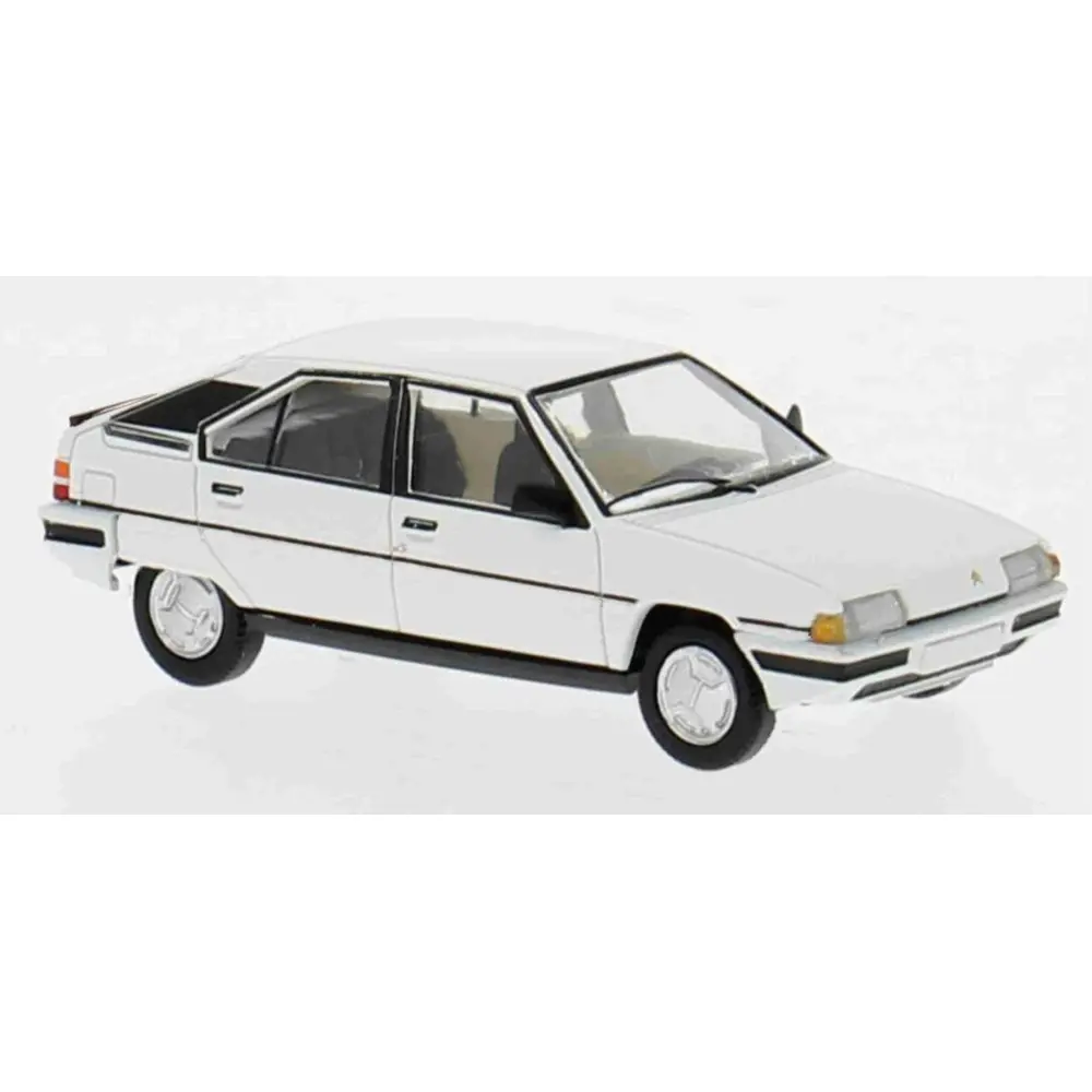 Citroên BX 16 phase 1, 1983, blanc Meije - SAI 6481 - HO 1/87