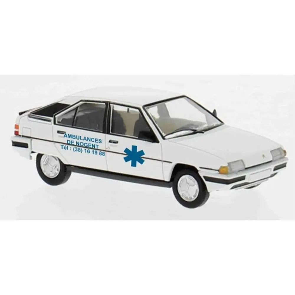 Citroën BX phase 1 Ambulances de Nogent - SAI 6496 - HO 1/87