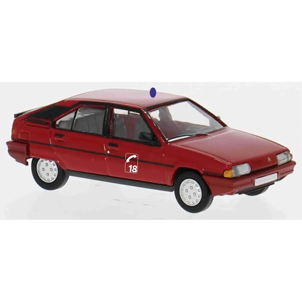 Citroën BX phase 1, 1983, pompiers - SAI 6497 - HO 1/87