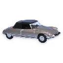 Citroën DS 19 cabriolet 1963, capote fermée, gris nacré - Sai 7811 - HO 1/87