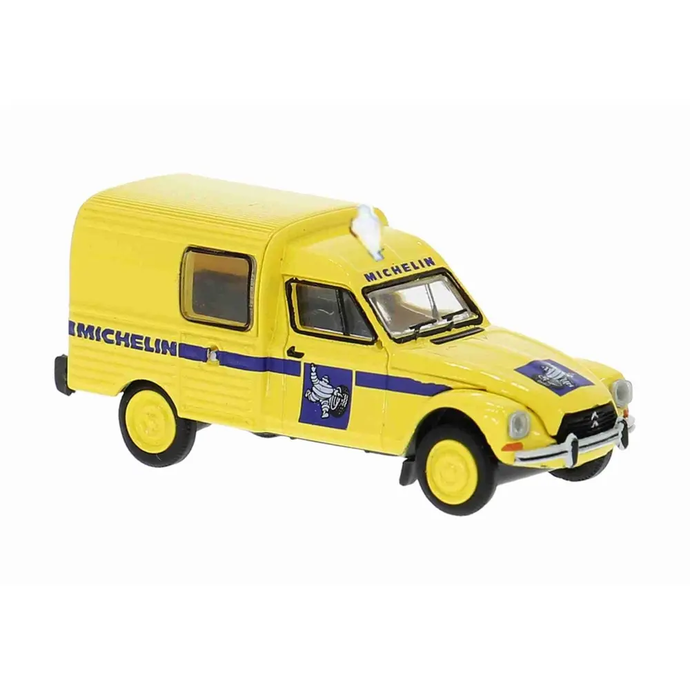 Citroën Acadiane, Michelin, avec Bibendum, 1976 - Sai 7645 - HO 1/87
