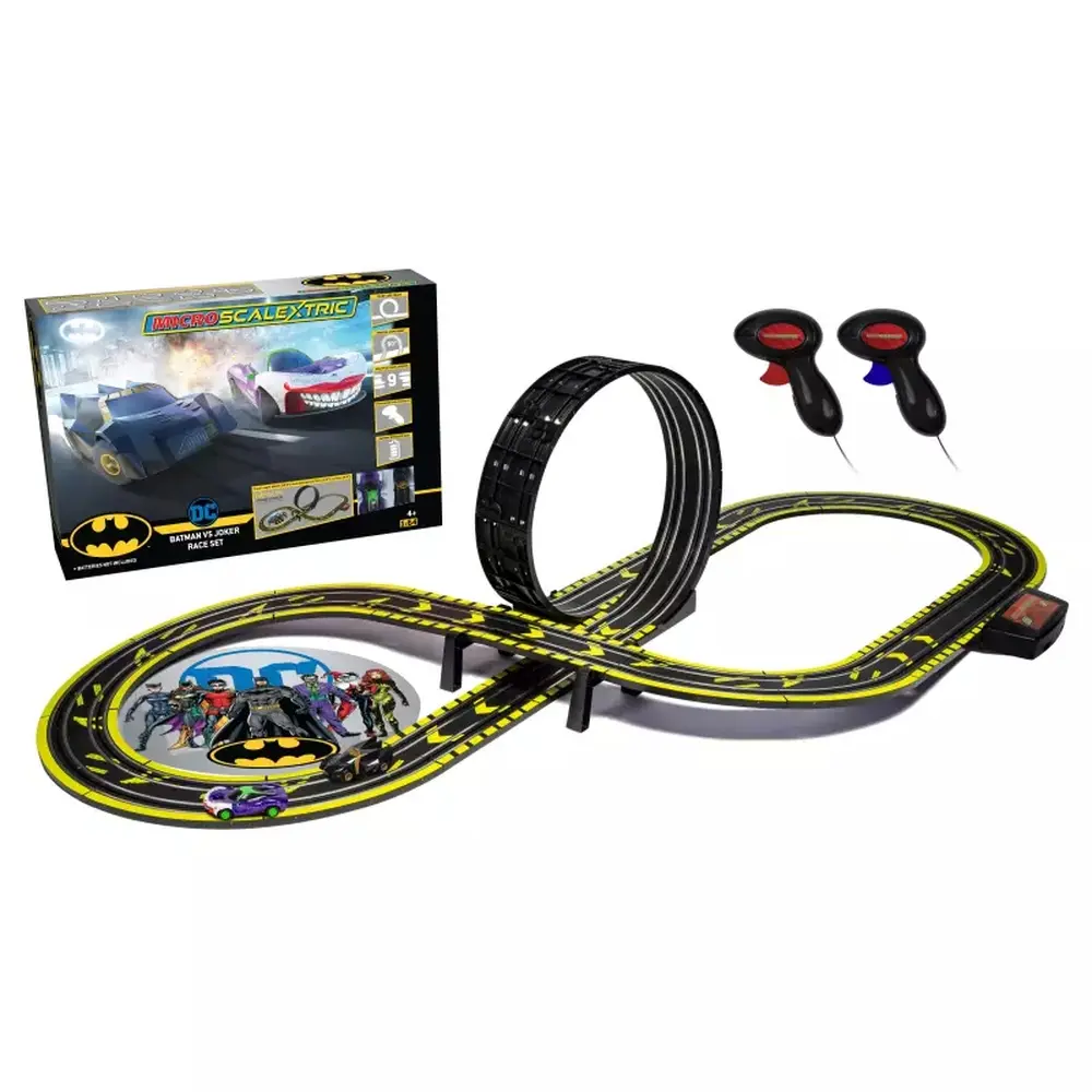 Coffret Batman vs Joker - Micro Scalextric G1155M - S 1/64 - Analogique
