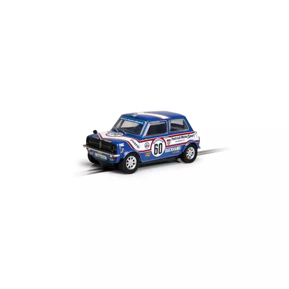 Voiture Mini 1275GT - Scalextric C4337 - I 1/32 - Analogique - Patrick Motorsport - Richard Longman 1979
