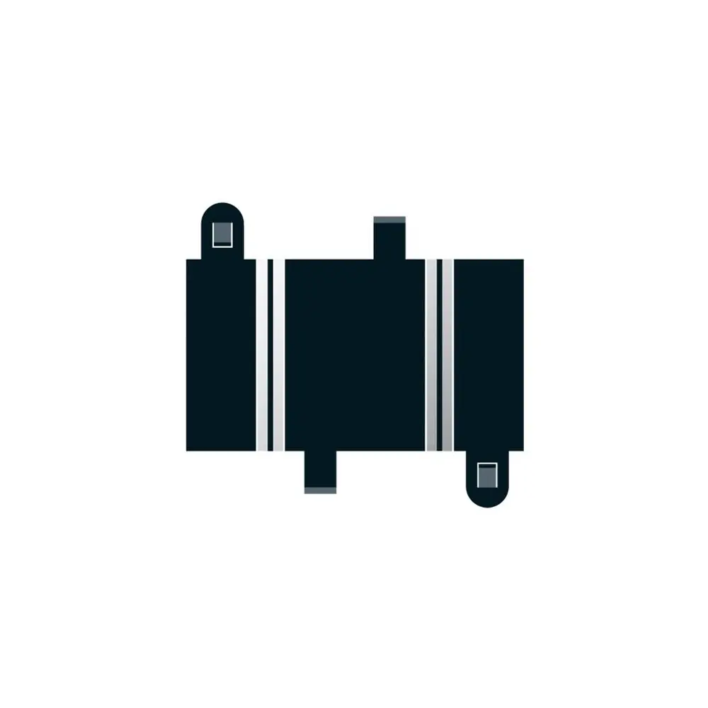 Lot de 2 voies droites - Scalextric C8200 - 1/32